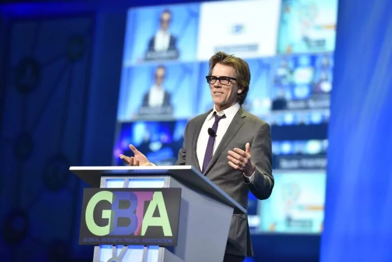 Kevin Bacon Talks Six Degrees at GBTA Convention