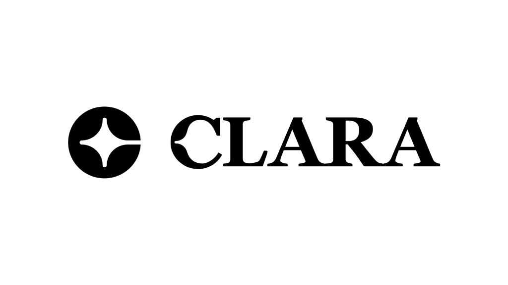 clara logo black