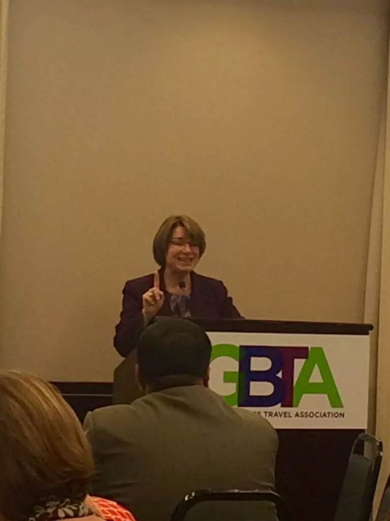 Senator Klobuchar Talks Travel & Tourism Issues at GBTA Legislative Symposium