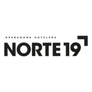 norte 19 logo negro